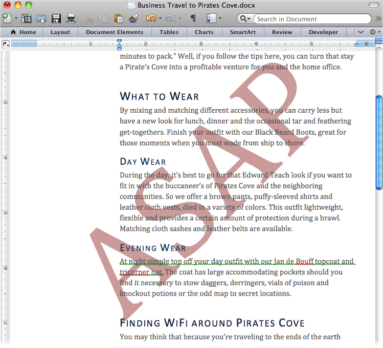 adjust custom paper size in ms word for mac 2011
